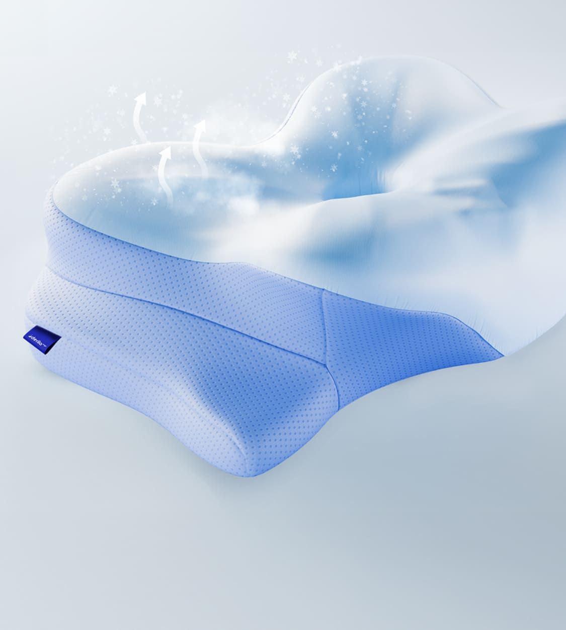 Derila ergonomic memory foam pillow
